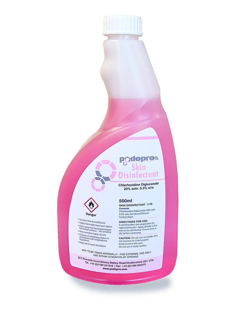 PodoPro Skin Disinfectant Spray With Chlorhexidine Gluconate   455 1 