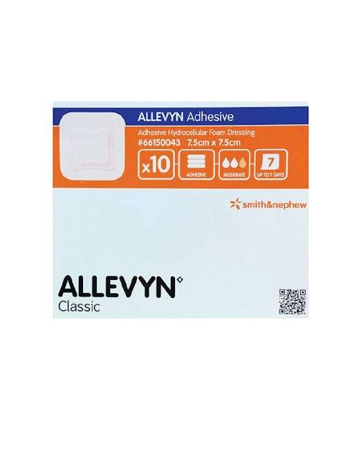 Allevyn Adhesive Dressing 7.5cmx7.5cm