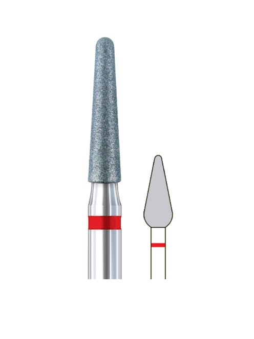 Diamond Pear Bur 4,7 mm