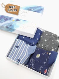 Twinkle Bamboo Kids Night Sky Socks Gift Box