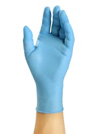 Blue Powder Free Nitrile Gloves