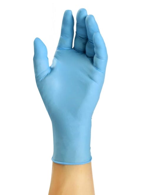 Blue Powder Free Nitrile Gloves