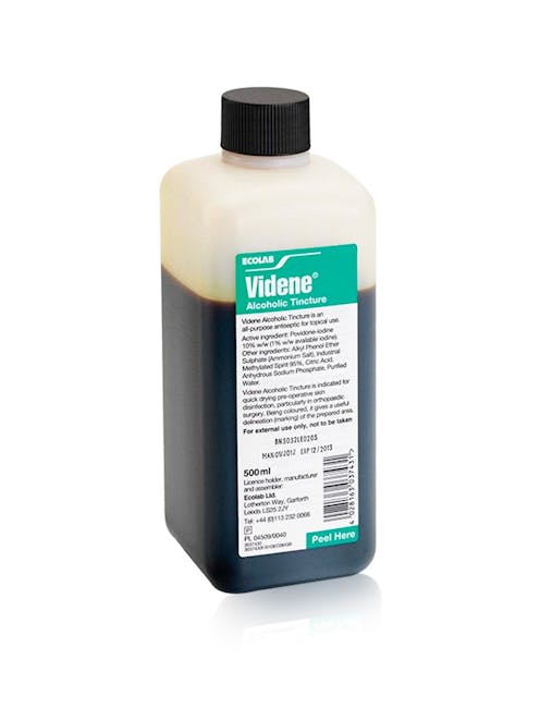 Ecolab Videne Alcoholic Tincture 500ml