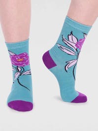 Thought Gots Rossa Floral Socks UK 4-7