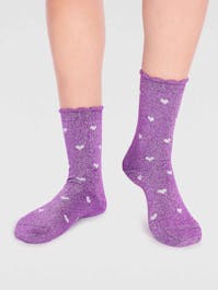 Thought Crystelle Heart Sparkle Sock UK 4-7