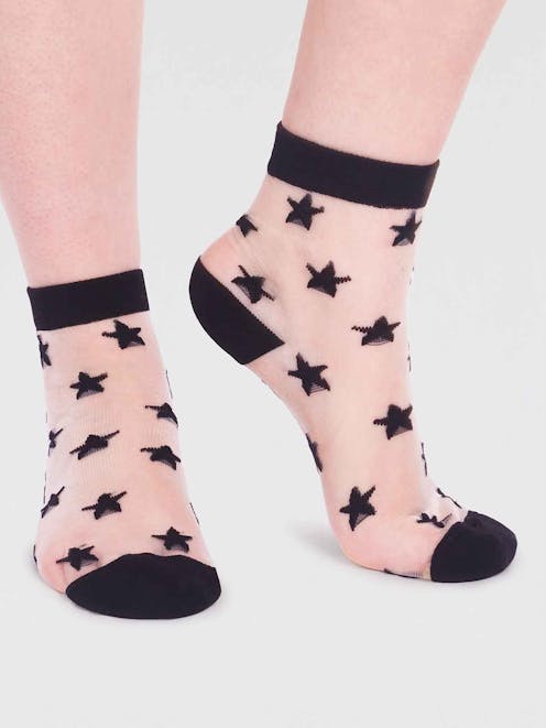 Thought Astra Bamboo Star Mesh Socks