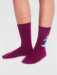 Thought Gots Onyx Rocket Socks UK 7-11