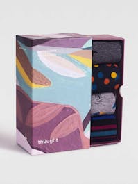 Thought Dean Bamboo Bird Sock Box (4) UK 7-11