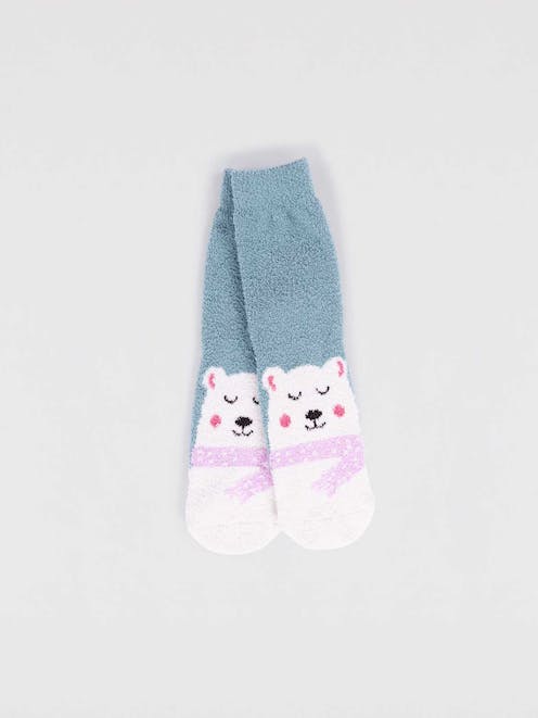 Thought Billie Animal Fluffy Kids Socks