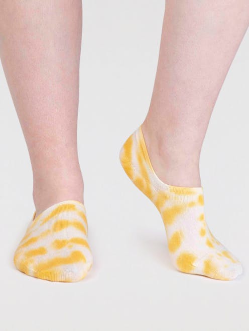 Thought Anca Bamboo No Show Tie Dye Socks UK 4-7