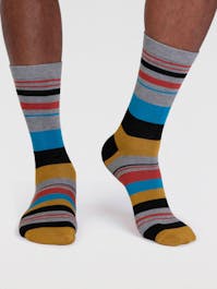 Thought Maddock Bamboo Stripe Socks UK 7-11