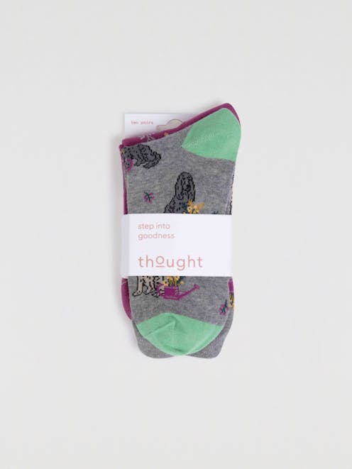 Thought Hazel GOTS Sock Pack (2) UK 4-7
