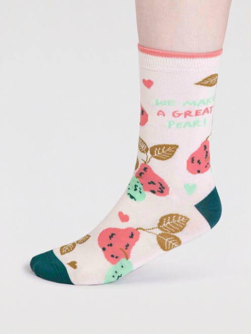 Thought Semira Bamboo Pear Socks in a Bag (1) UK 4-7