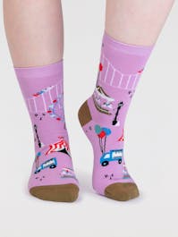 Thought GOTS Fairground Socks UK 4-7
