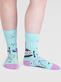 Thought GOTS Fairground Socks UK 4-7
