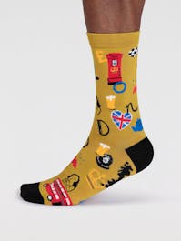 Thought Will GOTS Organic Cotton London Socks UK 7-11