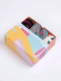 Thought Soraya GOTS Garden Sock Box (4) UK 4-7