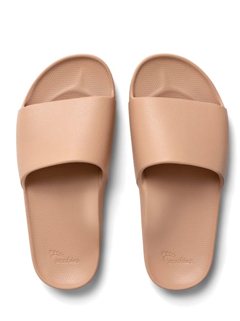 Archies Arch Support Slides in Tan