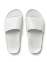 Archies Arch Support Slides in White