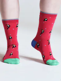 Thought Serafina Cat Bamboo Socks UK 4-7