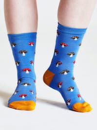 Thought Valeriana Mushroom Bamboo Socks UK 4-7