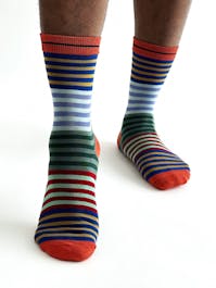 Thought Reid Stripe Bamboo Socks UK 7-11