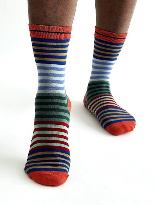 Thought Reid Stripe Bamboo Socks UK 7-11