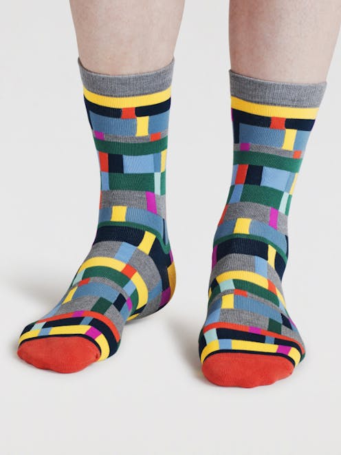 Thought Haiden Striped Bamboo Socks UK 7-11