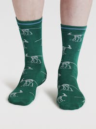Thought Delta Dinosaur Bamboo Socks UK 7-11