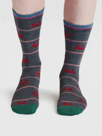 Thought Brewer Crab Bamboo Socks UK 7-11