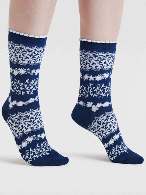 Thought Fraya Floral Bamboo Socks UK 4-7