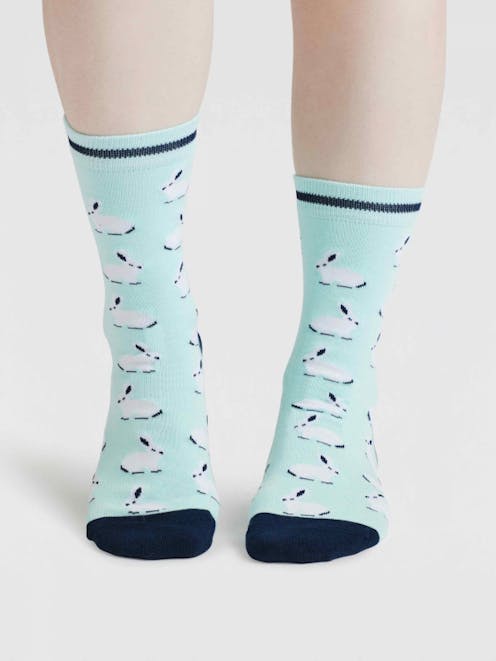 Thought Elsa Easter Bunny Bamboo Socks UK 4-7