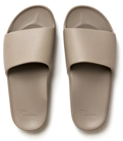 Archies Arch Support Slides in Taupe