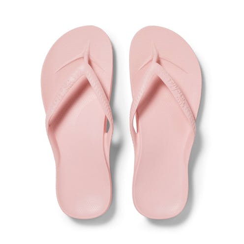 Archies Arch Support Flip Flops in Pink
