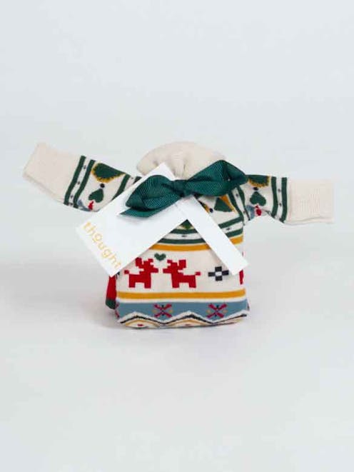 Thought Fairisle Organic Cotton Socks in a Bag UK 4-7