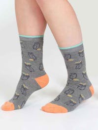Thought Outline Animal Bamboo Socks UK 4-7