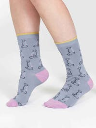 Thought Outline Animal Bamboo Socks UK 4-7