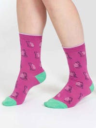 Thought Outline Animal Bamboo Socks UK 4-7