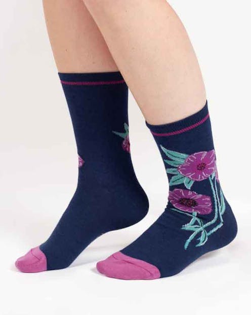 Thought Oversize Floral Bamboo Socks UK 4-7