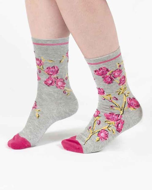 Thought Climbing Floral Bamboo Socks UK 4-7