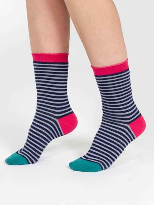 Thought Stripe Bamboo Socks UK 4-7