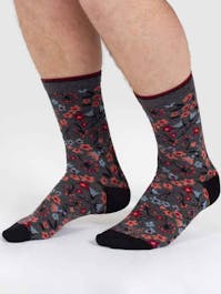 Thought Scattered Flower Bamboo Socks UK 7-11