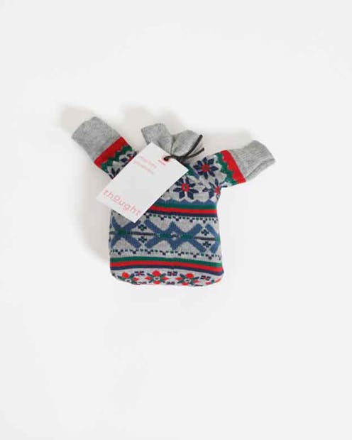 Thought Fairisle Cotton Socks in a Bag UK 7-11