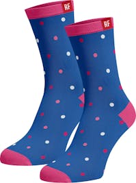 Red Fraktion Blue Socks with Dots 4-7