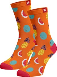 Red Fraktion Orange Socks with Fruit 4-7