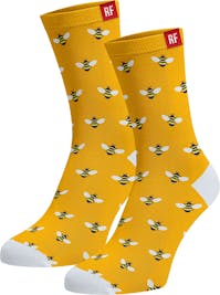Red Fraktion Yellow Socks with Bees 4-7
