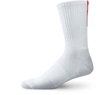 Red Fraktion White Sports Socks
