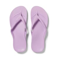 Archies Arch Support Flip Flops in Lilac