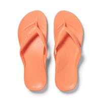 Archies Arch Support Flip Flops in Peach