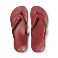 Archies Arch Support Flip Flops in Sangria